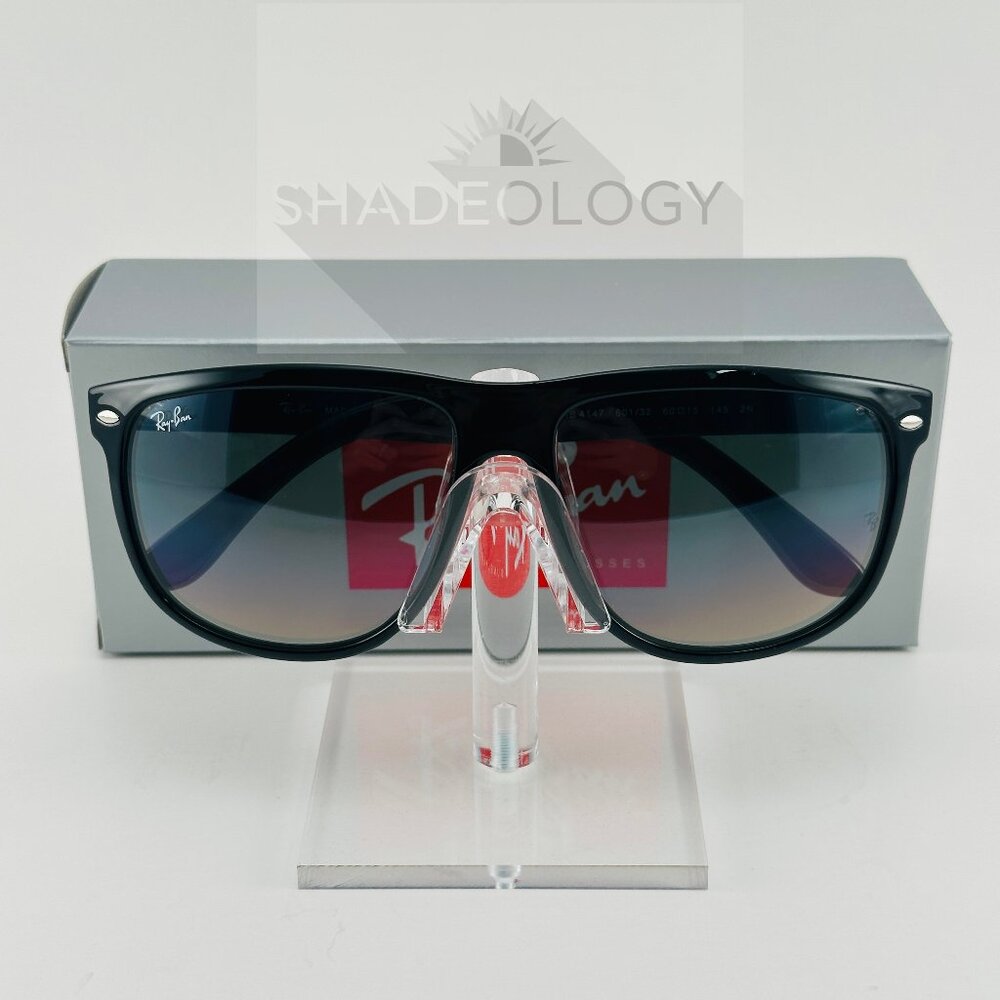 Ray-Ban Sunglasses Boyfriend RB4147 601/32 Unisex Black Frame 60mm Crystal Lens